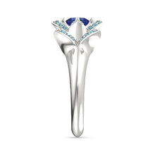 Load image into Gallery viewer, cushion-blue-sapphire