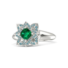 Load image into Gallery viewer, cushion-emerald