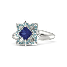Load image into Gallery viewer, princess-blue-sapphire